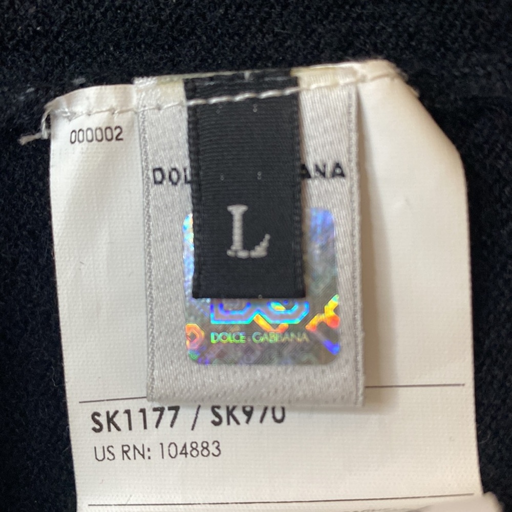 Dolce & Gabanna Cashmere & Silk Cardigan with Butterfly Details Size L EUC - Picture 4 of 6